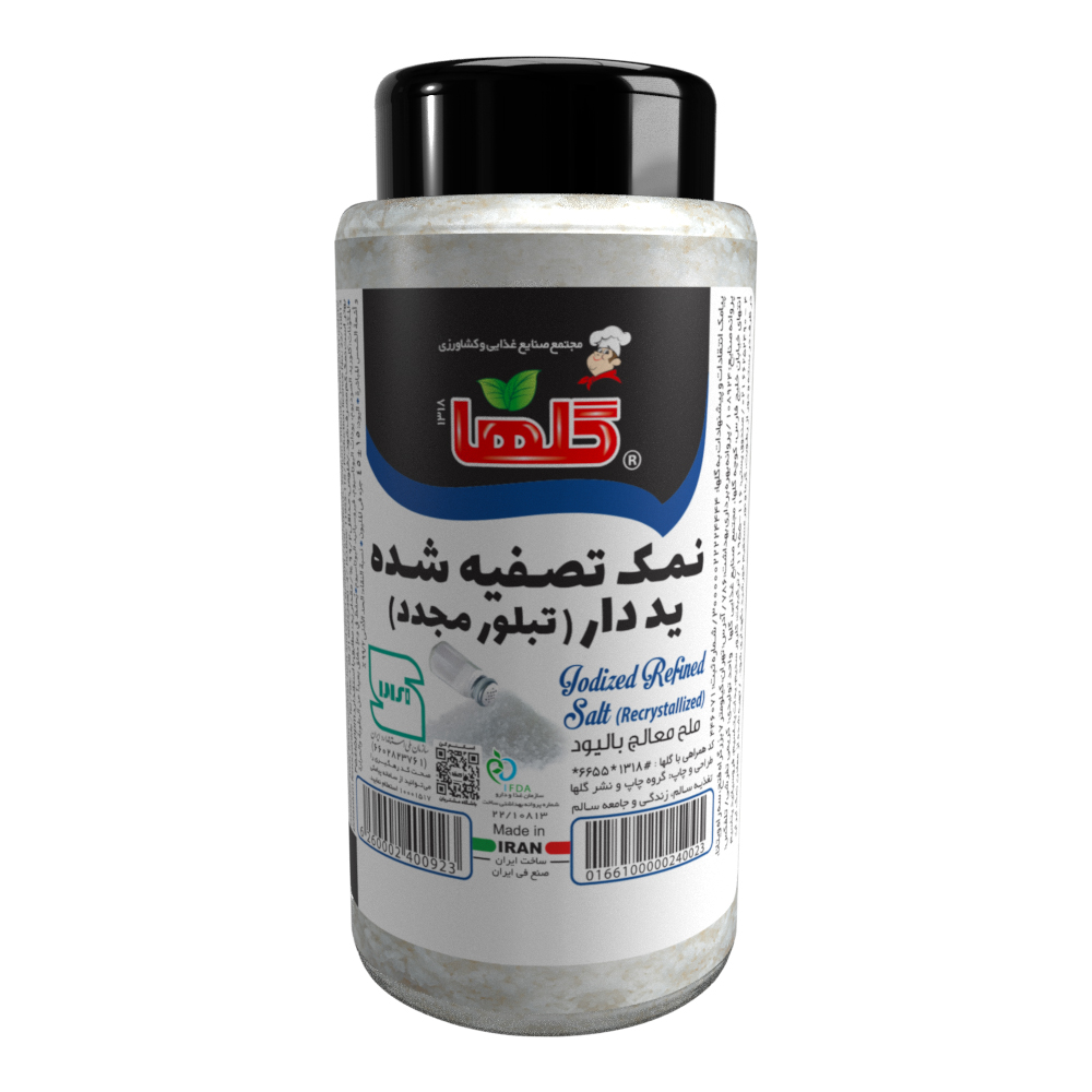 نمک تصفیه یددار – P.E.T